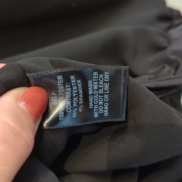 Lulu's black bodysuit thong top strappy size small - Picture 10 of 10